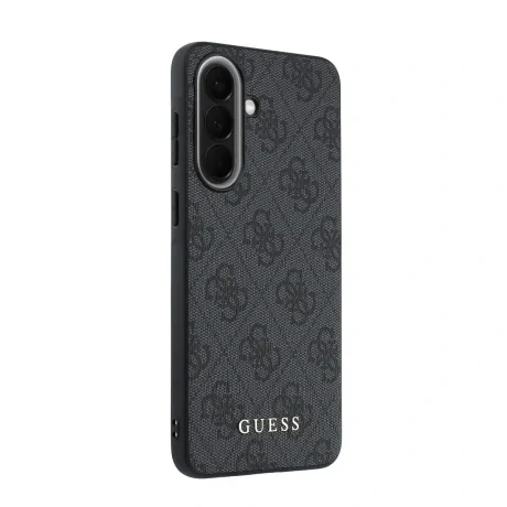 Husa spate Guess 4G Charm pentru Samsung Galaxy A57, neagră