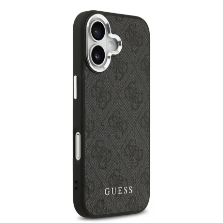 Husă spate Guess 4G MagSafe pentru iPhone 17, neagră