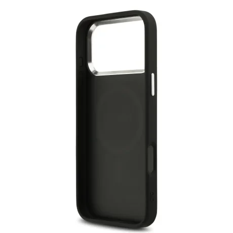 Husă spate Guess 4G MagSafe pentru iPhone 17 Pro Max, neagră