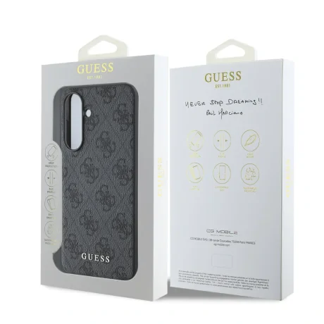 Husă spate Guess 4G pentru Samsung Galaxy A56, gri