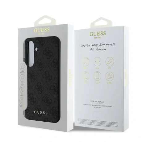 Husă spate Guess 4G pentru Samsung Galaxy S24 FE Gri