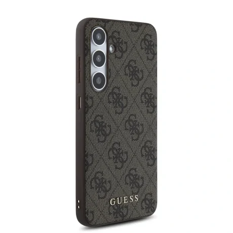 Husă spate Guess 4G pentru Samsung Galaxy S24 FE, maro