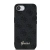 Husă spate Guess 4G Script Logo MagSafe pentru iPhone 16e/17e, neagră
