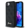 Husă spate Guess 4G Script Logo MagSafe pentru iPhone 16e/17e, neagră