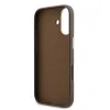 Husă spate Guess cu logo din rășină PU pentru iPhone 17, maro