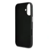 Husă spate Guess cu logo din rășină PU pentru iPhone 17, neagră