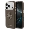 Husă spate Guess cu logo din rășină PU pentru iPhone 17 Pro Max, maro