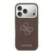 Husă spate Guess cu logo din rășină PU pentru iPhone 17 Pro Max, maro