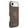 Husa spate Guess cu logo din rășină PU pentru iPhone Air, maro