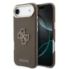 Husa spate Guess cu logo din rășină PU pentru iPhone Air, maro