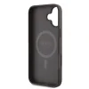 Husa spate Guess din piele PU 4G Big Love Logo MagSafe pentru iPhone 16, maro
