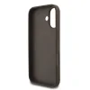 Husa spate Guess din piele PU 4G cu inel colorat MagSafe pentru iPhone 17, maro
