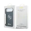 Husa spate Guess IML 4G Script Metal Logo pentru iPhone Air, albastră