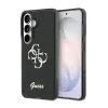 Husa spate Guess IML 4G Script Metal Logo pentru Samsung Galaxy 26 Negru