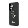 Husa spate Guess IML 4G Script Metal Logo pentru Samsung Galaxy 26 Negru