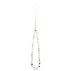 Husa spate Guess IML Flowers Allover Strap MagSafe pentru iPhone 17, albă