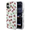 Husă spate Guess IML Glitter Cherry MagSafe pentru iPhone 17