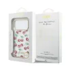 Husă spate Guess IML Glitter Cherry MagSafe pentru iPhone 17 Pro