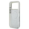 Husa spate Guess PC/TPU Mirror 4G cu sclipici și logo MagSafe pentru iPhone 17 Pro, aurie