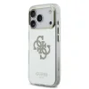 Husa spate Guess PC/TPU Mirror 4G cu sclipici și logo MagSafe pentru iPhone 17 Pro, aurie