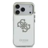 Husa spate Guess PC/TPU Mirror 4G cu sclipici și logo MagSafe pentru iPhone 17 Pro Max, aurie