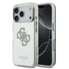Husa spate Guess PC/TPU Mirror 4G cu sclipici și logo MagSafe pentru iPhone 17 Pro Max, aurie