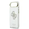 Husa spate Guess PC/TPU Mirror 4G cu sclipici și logo MagSafe pentru iPhone Air, aurie