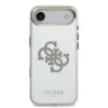 Husa spate Guess PC/TPU Mirror 4G cu sclipici și logo MagSafe pentru iPhone Air, aurie