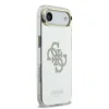 Husa spate Guess PC/TPU Mirror 4G cu sclipici și logo MagSafe pentru iPhone Air, aurie