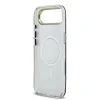 Husa spate Guess PC/TPU Mirror 4G cu sclipici și logo MagSafe pentru iPhone Air, aurie
