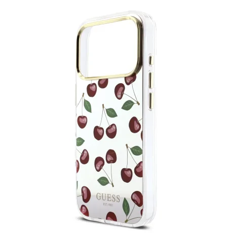 Husă spate Guess PC/TPU Mirror Glitter Cherry MagSafe pentru iPhone 17 Pro