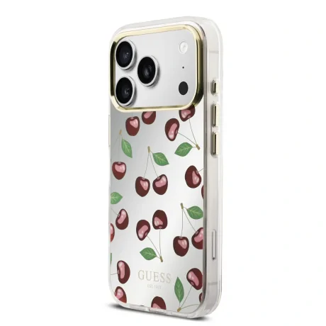 Husă spate Guess PC/TPU Mirror Glitter Cherry MagSafe pentru iPhone 17 Pro Max