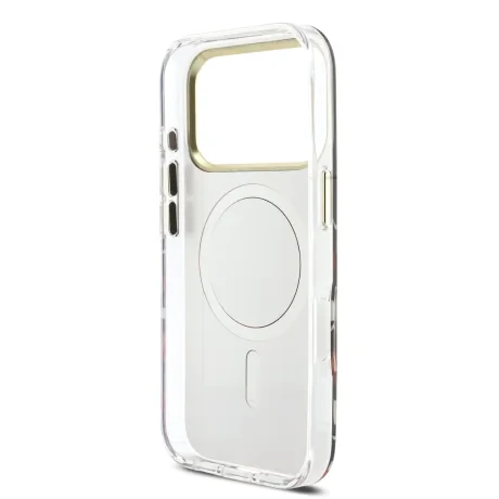 Husă spate Guess PC/TPU Mirror Glitter Cherry MagSafe pentru iPhone 17 Pro Max