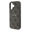 Husă spate Guess PU 4G Classic Logo MagSafe pentru iPhone 16 Plus, maro