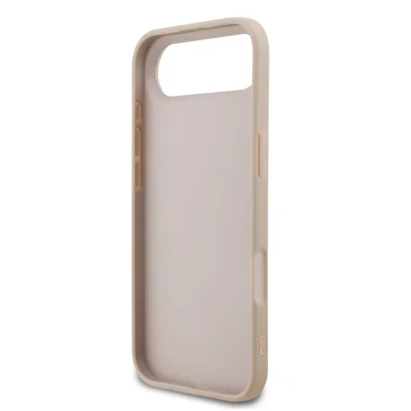 Husă spate Guess PU 4G cu dungi pentru iPhone Air, roz