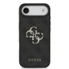 Husa spate Guess PU 4G cu logo metalic pentru iPhone Air, gri