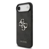 Husa spate Guess PU 4G cu logo metalic pentru iPhone Air, gri