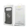 Husa spate Guess PU 4G cu logo metalic pentru iPhone Air, gri