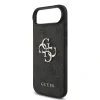 Husa spate Guess PU 4G cu logo metalic pentru iPhone Air, gri