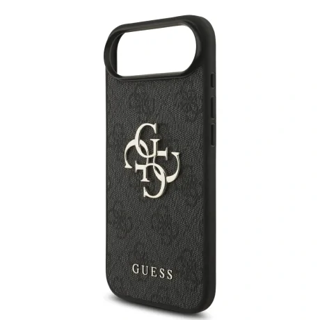 Husa spate Guess PU 4G cu logo metalic pentru iPhone Air, gri