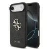 Husa spate Guess PU 4G cu logo metalic pentru iPhone Air, gri