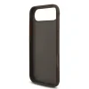 Husa spate Guess PU 4G cu logo metalic pentru iPhone Air, maro