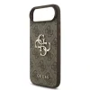 Husa spate Guess PU 4G cu logo metalic pentru iPhone Air, maro