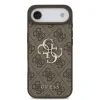 Husa spate Guess PU 4G cu logo metalic pentru iPhone Air, maro