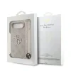 Husă spate Guess PU 4G cu logo metalic pentru iPhone Air, roz