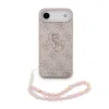 Husă spate Guess PU 4G cu logo metalic pentru iPhone Air, roz
