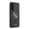Husa spate Guess PU 4G cu logo metalic pentru Samsung Galaxy A37, gri