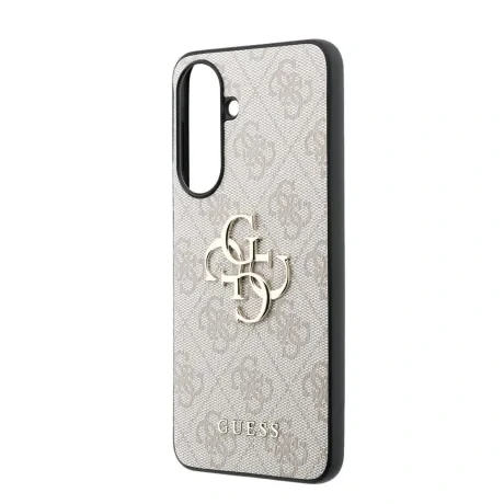 Husa spate Guess PU 4G cu logo metalic pentru Samsung Galaxy A37, roz