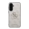 Husa spate Guess PU 4G cu logo metalic pentru Samsung Galaxy A37, roz