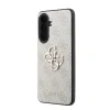 Husa spate Guess PU 4G cu logo metalic pentru Samsung Galaxy A37, roz